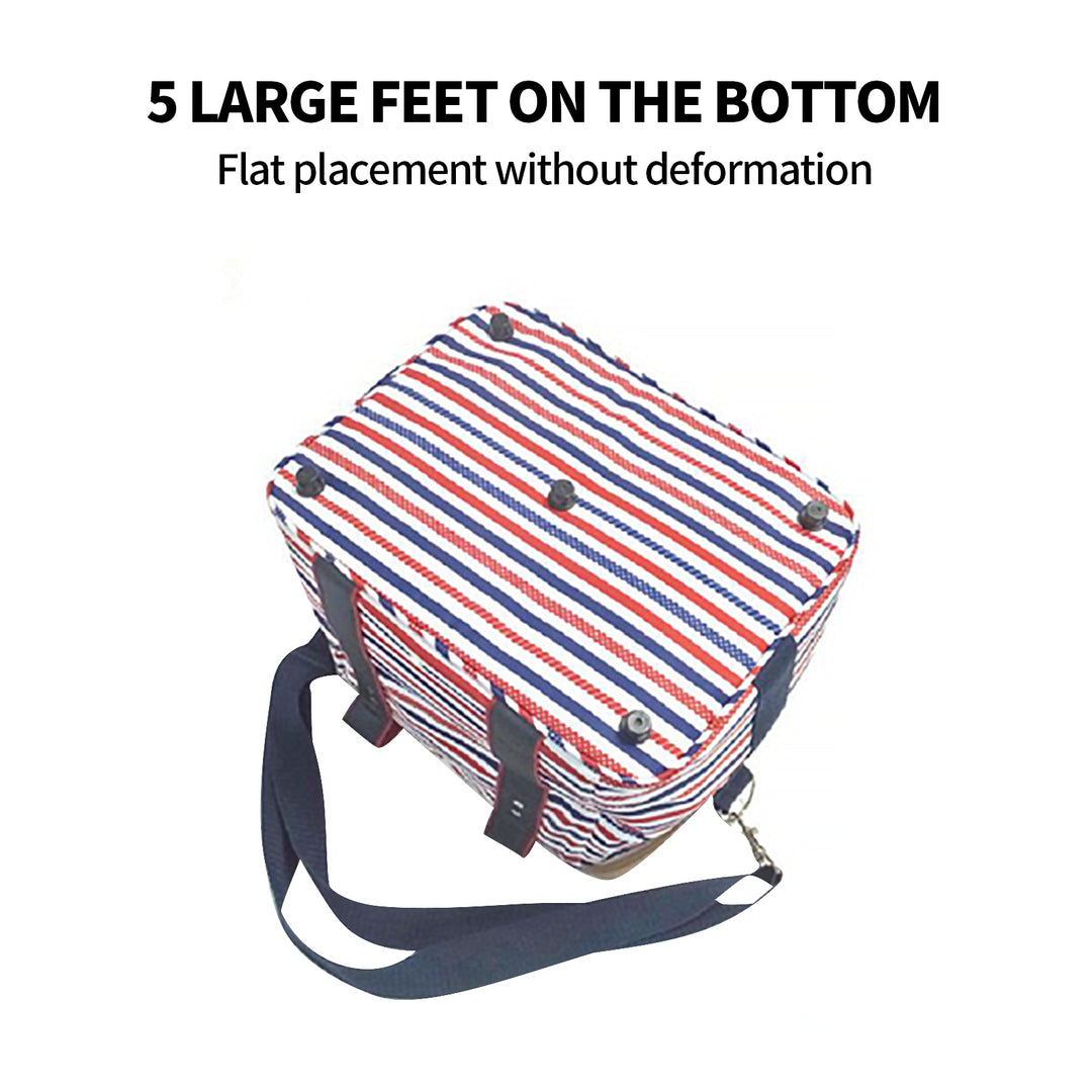 Red Insulated Picnic Bag Thermal Cooler Portable Lunch Food Tote Carry Storage Bag - RoamAU