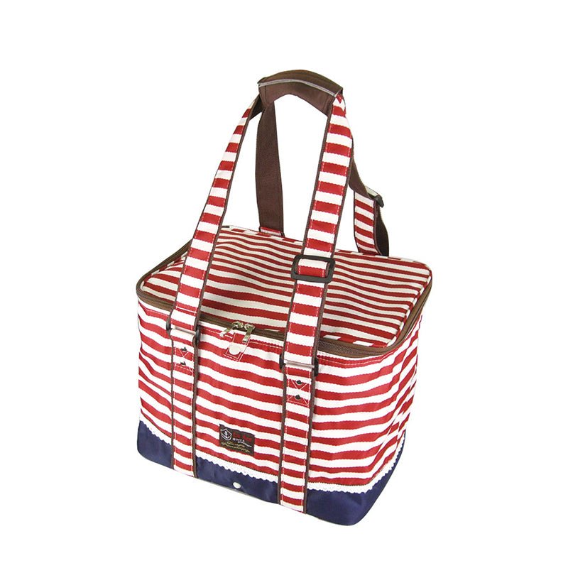 Red Insulated Picnic Bag Thermal Cooler Portable Lunch Food Tote Carry Storage Bag - RoamAU