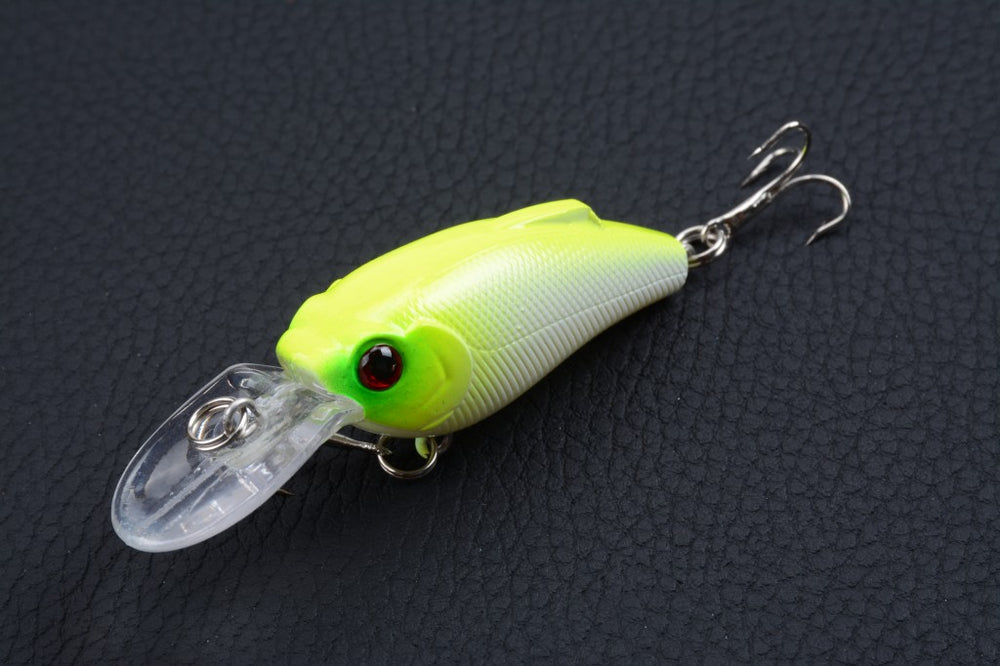 8x 7.5cm Popper Crank Bait Fishing Lure