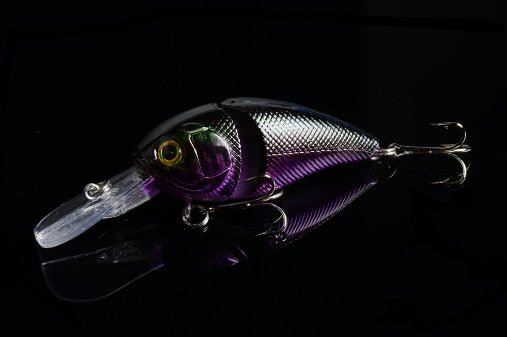 3x 8.5cm Popper Crank Bait Fishing