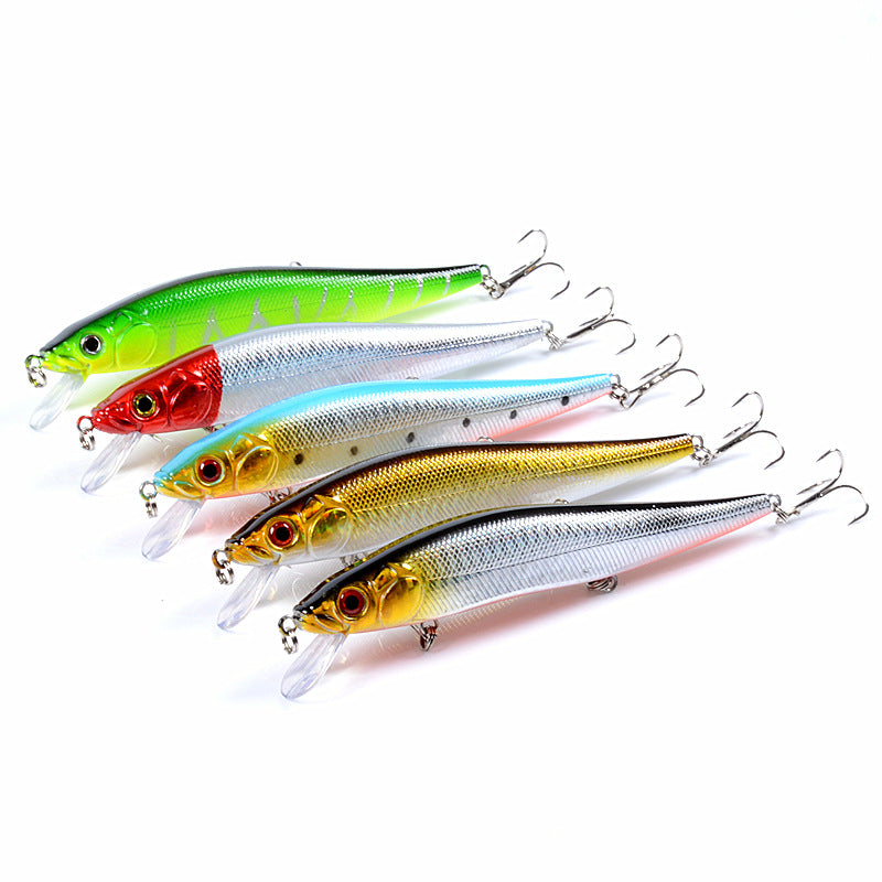 5x Popper Minnow 14cm Fishing Lure