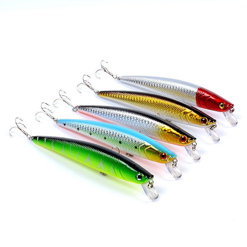5x Popper Minnow 13cm Fishing Lure