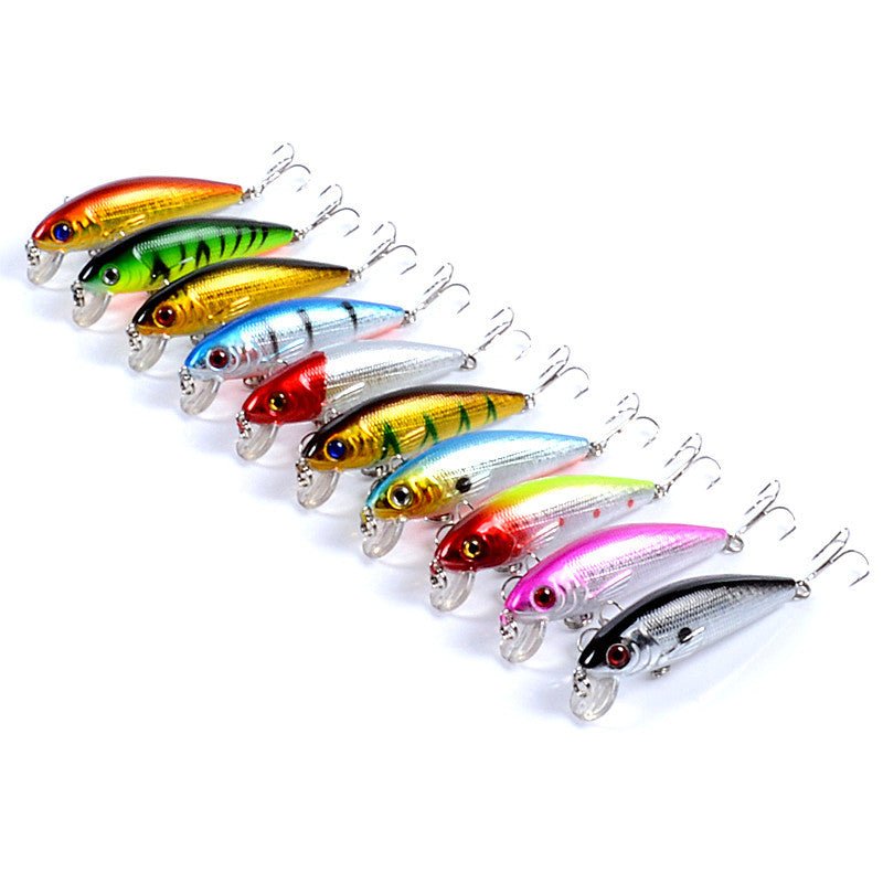 10x Popper Poppers 7.2cm Fishing Lure