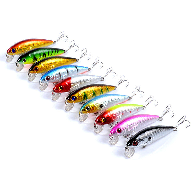 10x Popper Poppers 7.2cm Fishing Lure