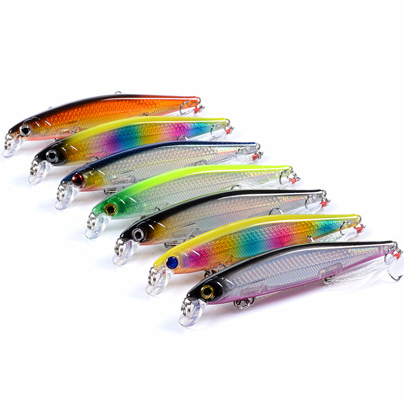 7x Popper Minnow 11cm Fishing Lure