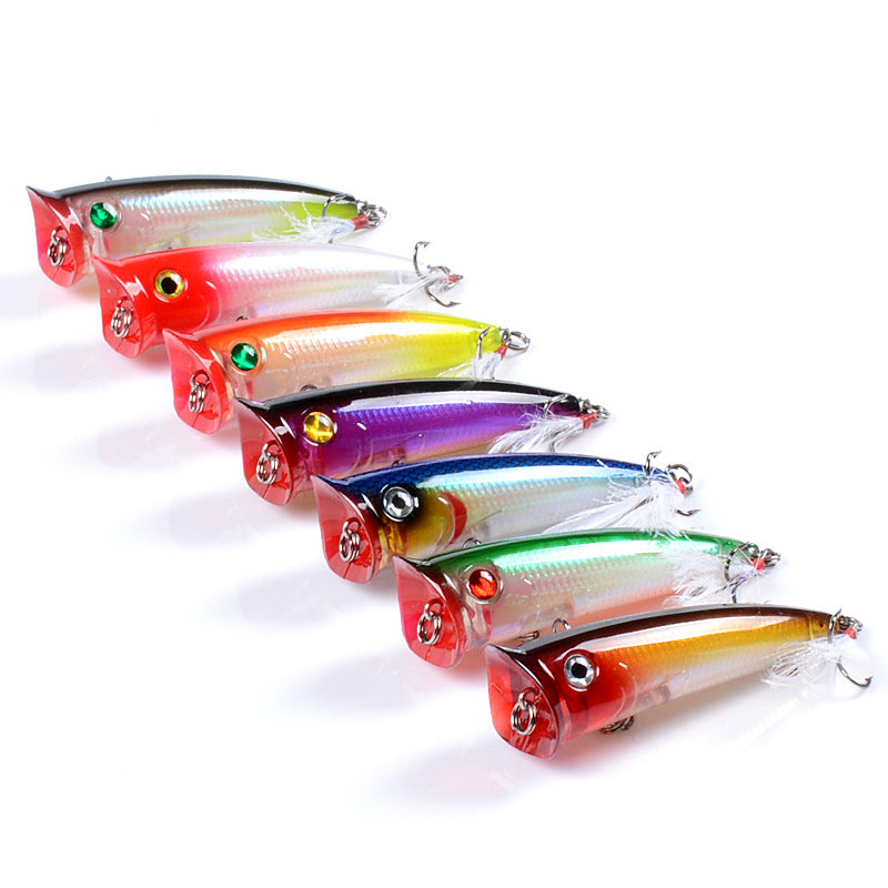 7x Popper Minnow 7.8cm Fishing Lure