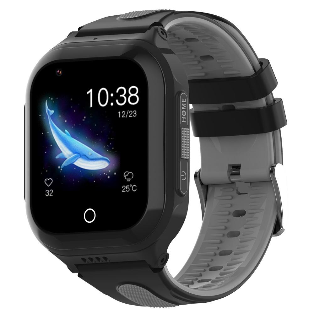 1.4 Inch 4G Gps + Wifi + Lbs Positioning Children Calling Watch With Sos Function - Black