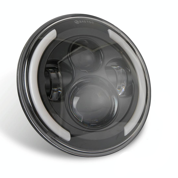 7 Inch H4 / H13 Dc 9V - 30V 3000Lm 3000K - 6000K 25W Car Round Shape Led Headlight Lamps For Jeep Wrangler