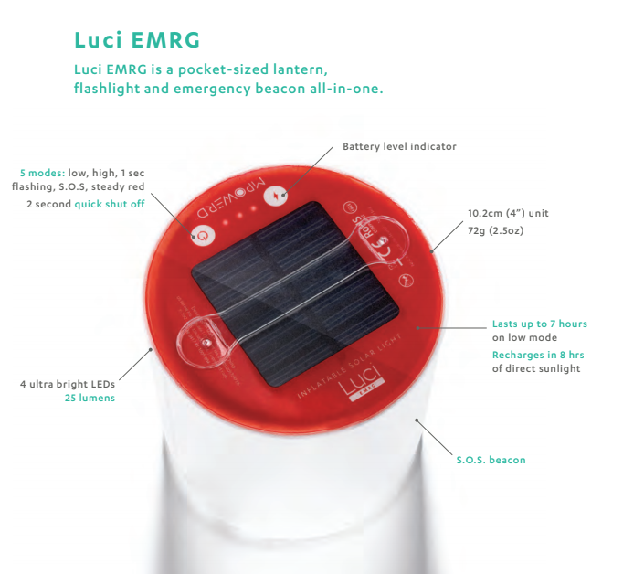 INFLATABLE SOLAR LIGHT