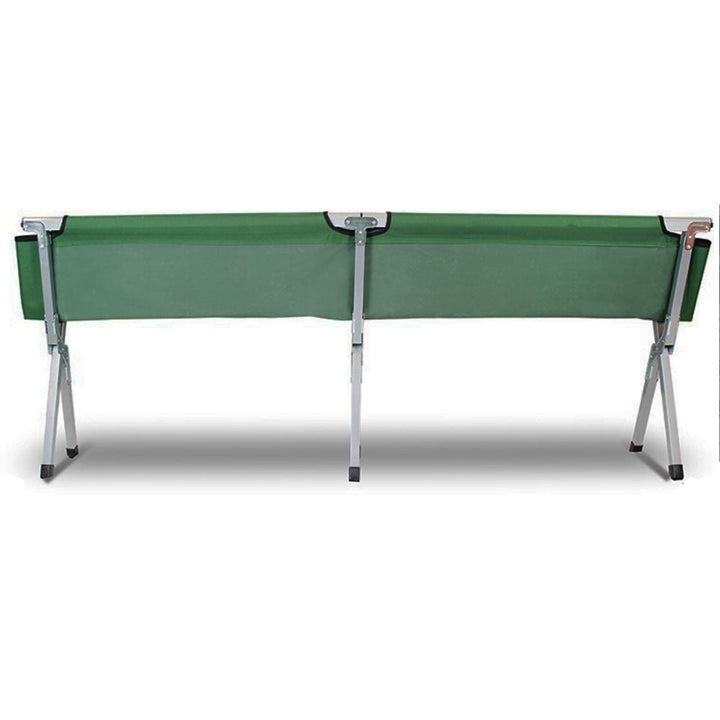 Camping Bed Folding Stretcher GREEN