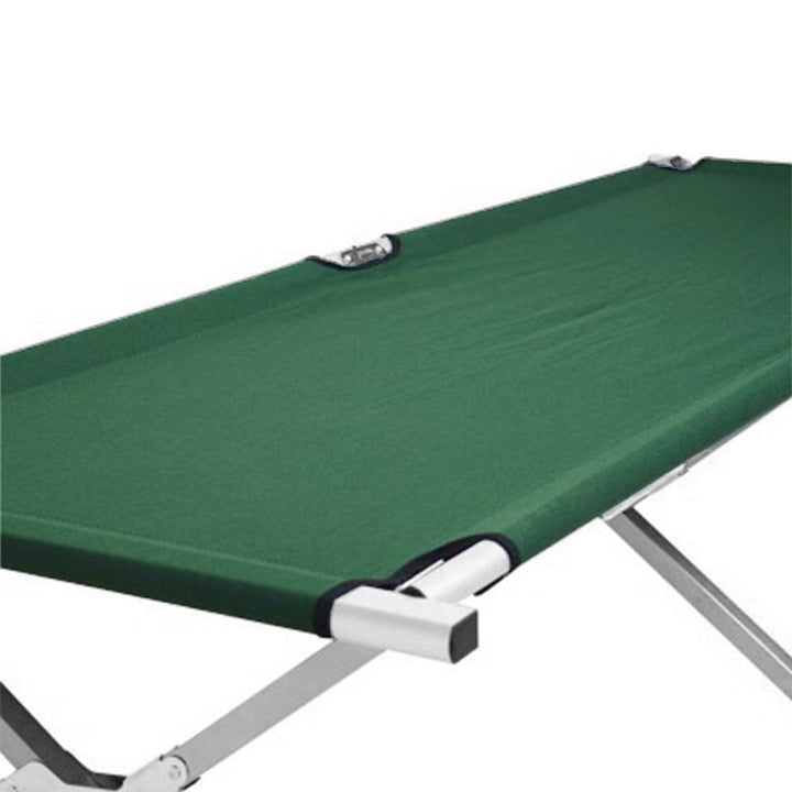 Camping Bed Folding Stretcher GREEN
