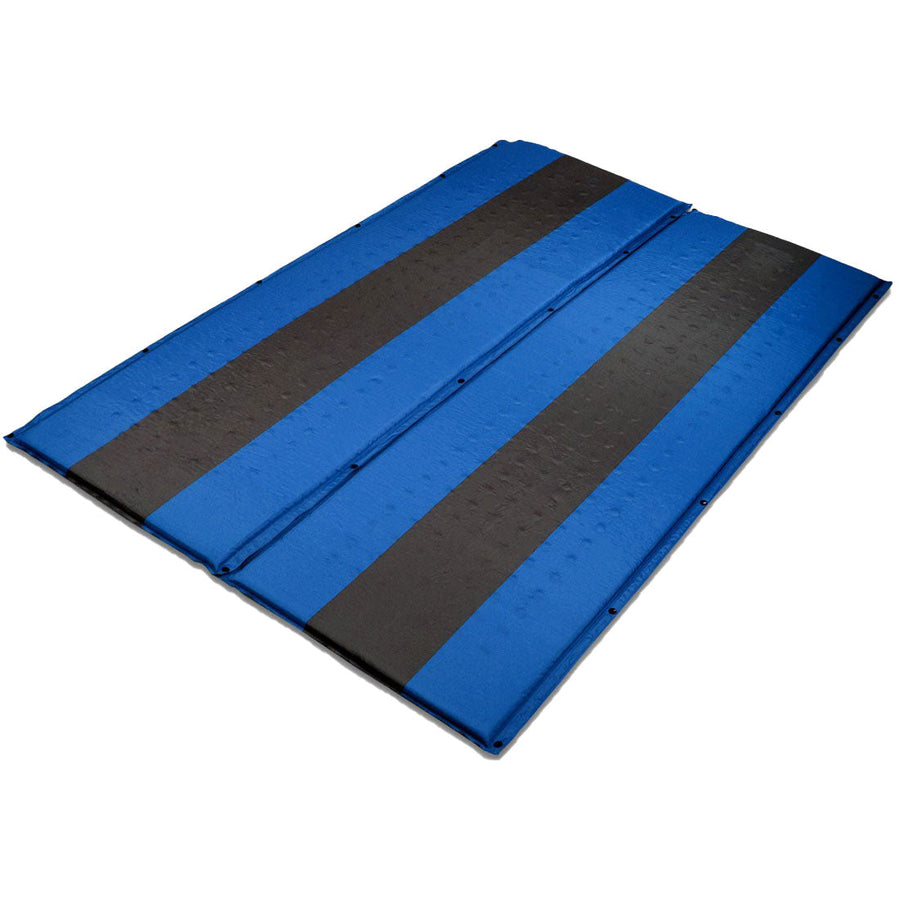 Double Self Inflating Mattress - blue