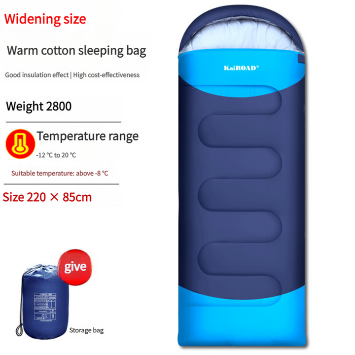 Camping sleeping bag, mummy bag, rectangular bag, down sleeping bag