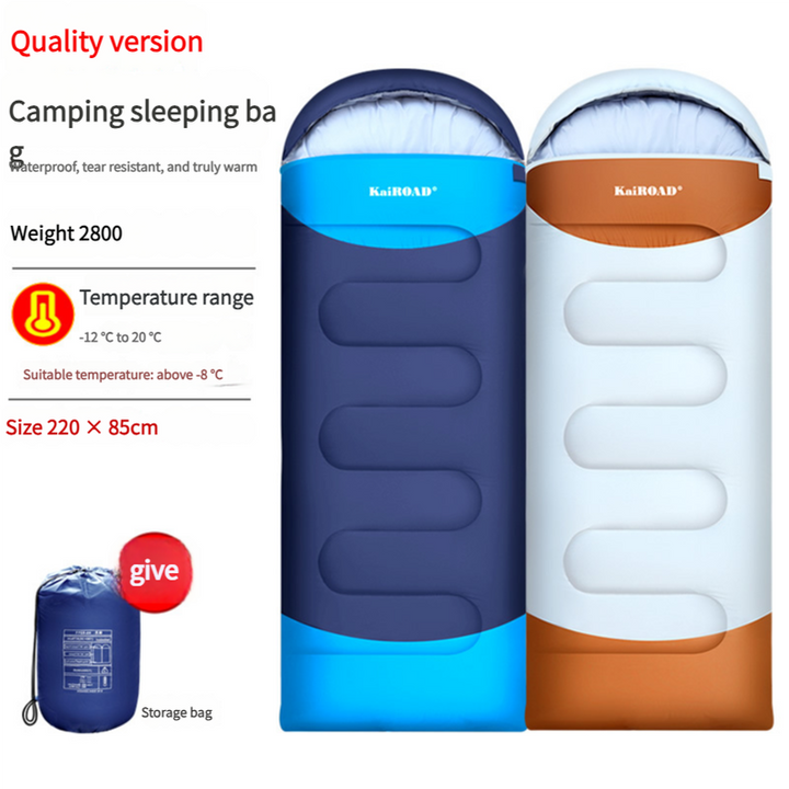 KAIROAD Mummy Sleeping Bag - 3 Season Warm & Cold Weather