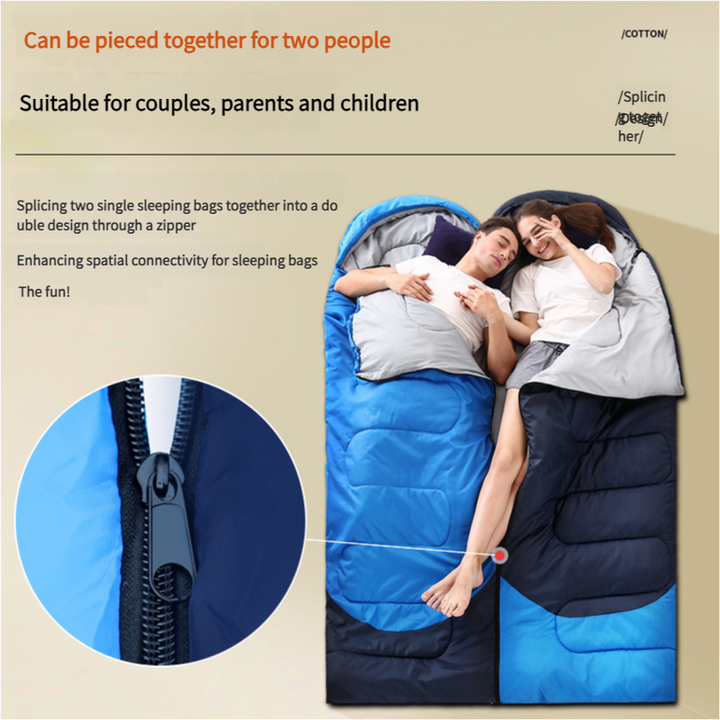 KAIROAD Mummy Sleeping Bag - 3 Season Warm & Cold Weather
