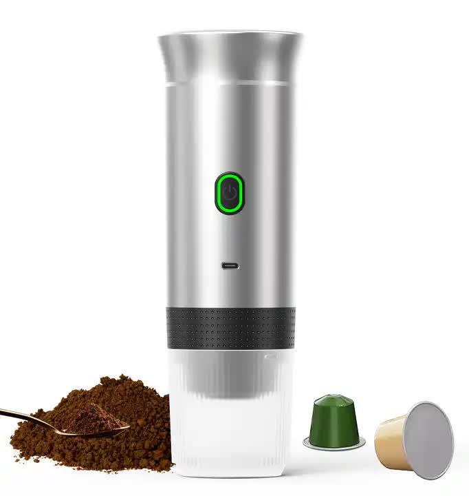 White Portable Espresso Coffee Machine