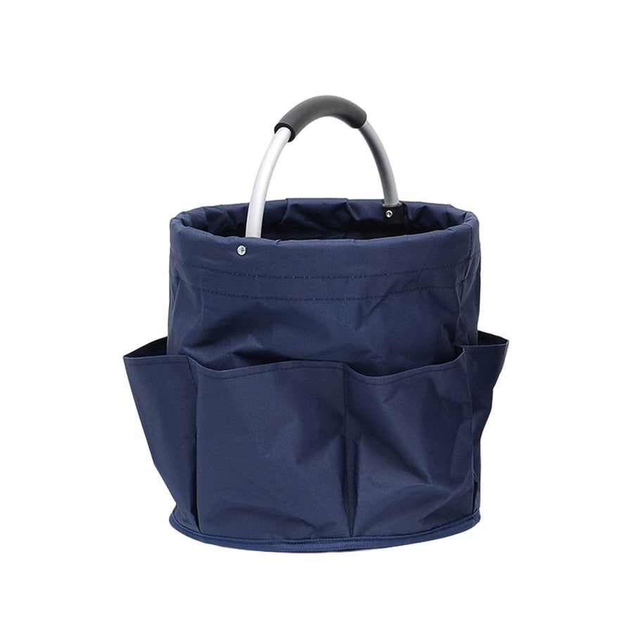 Navy Blue Portable Picnic Basket