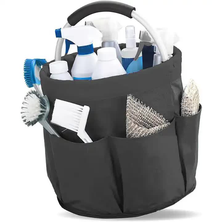 Khaki Portable Folding Picnic Basket