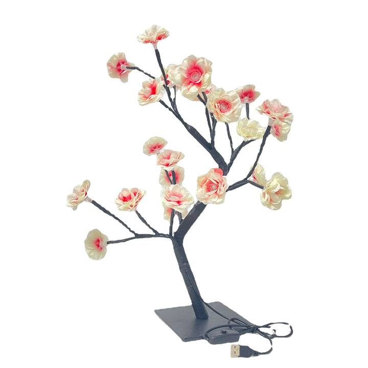 LED Rose Flower Tree Light with Detachable Base