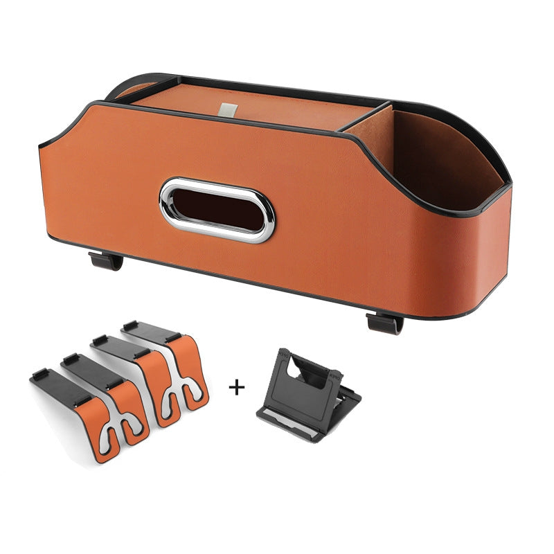 Orange Car Seat Back Organizer