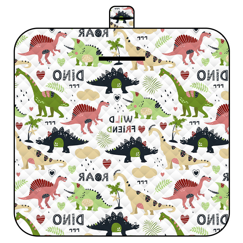 Thickened Waterproof Picnic Blanket (Dinosaur)