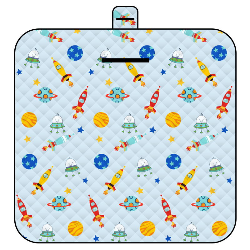 Thickened Waterproof Picnic Blanket (Rocket)