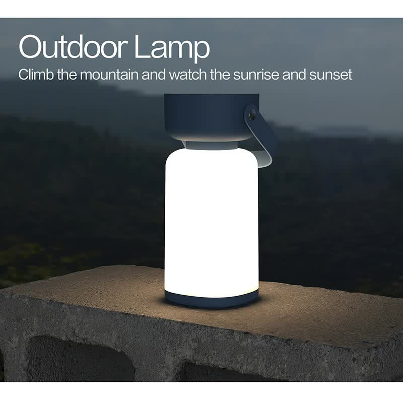 Yellow-brown Rechargeable Portable Camping Lantern