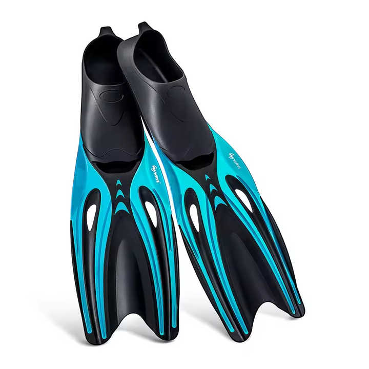 L Blue Adult Professional TPR Swim Fins