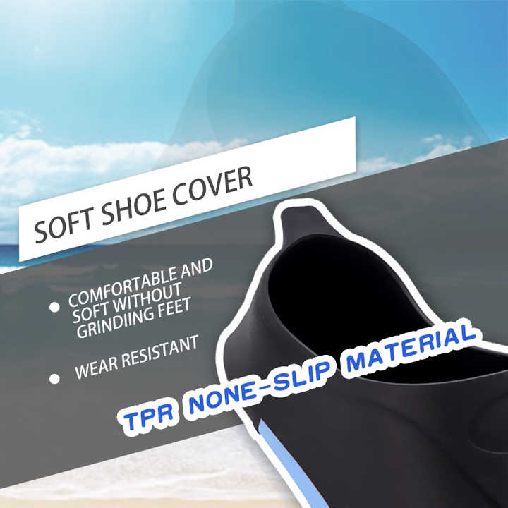 XL Blue Adult Professional TPR Swim Fins