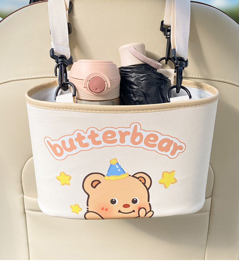 Adorable Bear Car Trash Holder
