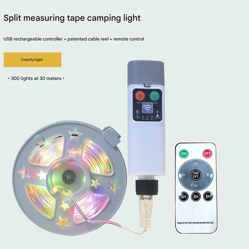 (300 lights in 30 meters color) Camping tent light kit