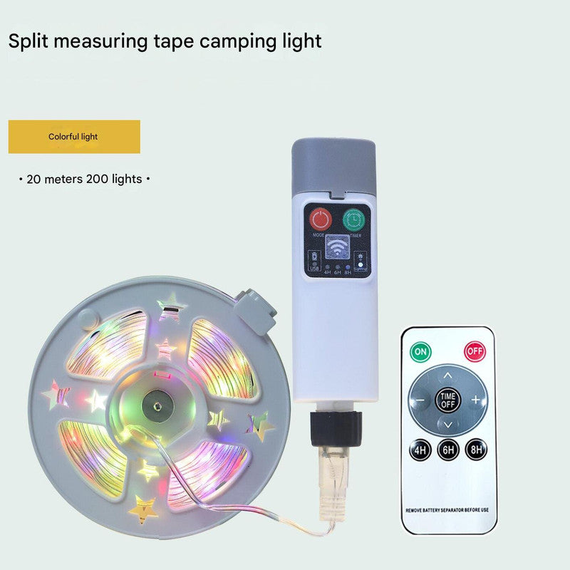 (200 lights in 20 meters color) Camping tent light kit