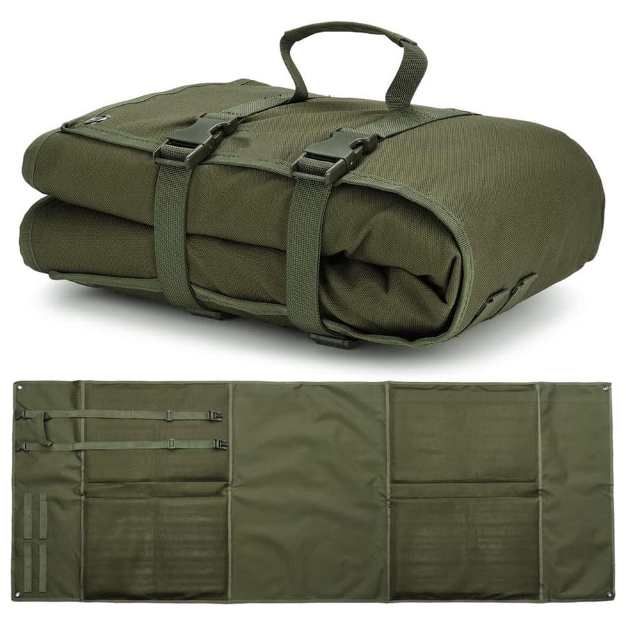 Green Portable Tactical Shooting Mat for Outdoor Training, Camping