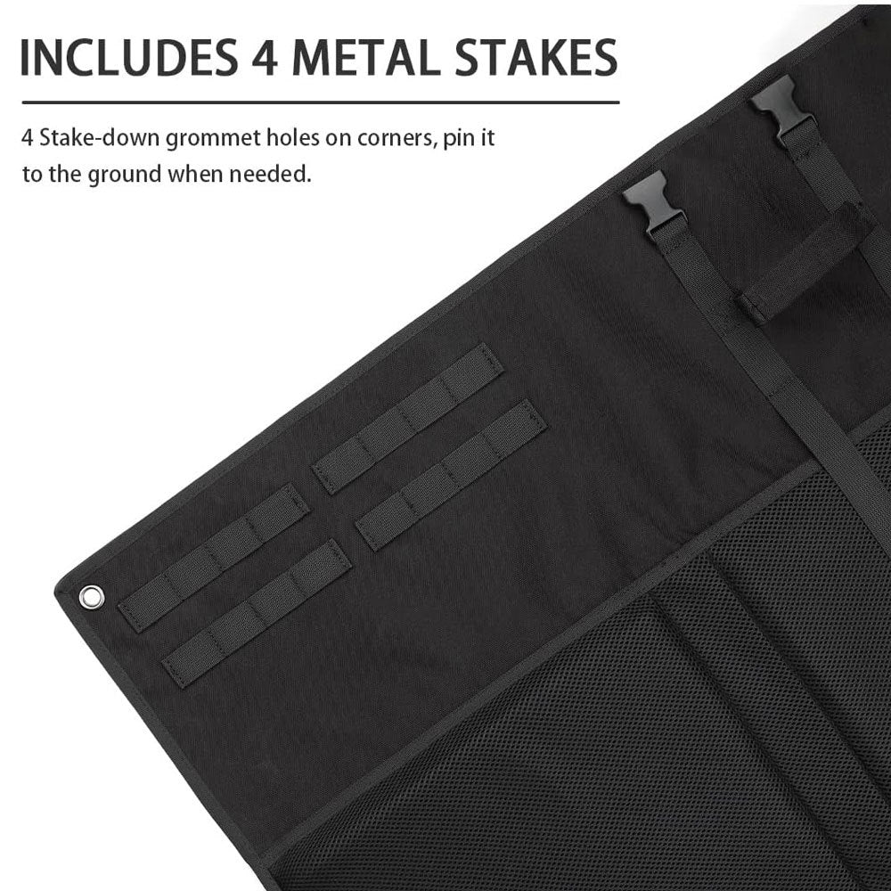 Green Portable Tactical Shooting Mat for Outdoor Training, Camping
