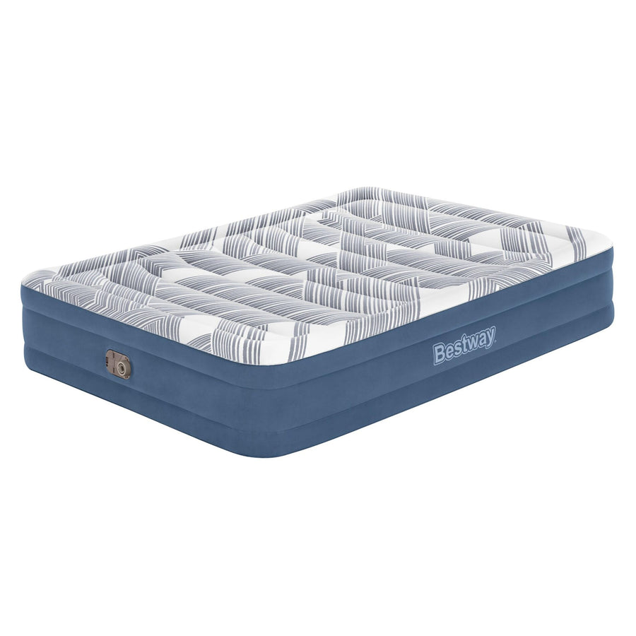 Bestway Tritech Fashion Flock comfortable inflatable Air Mattress Queen