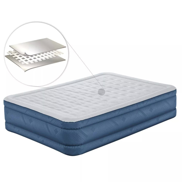 Bestway Fortech Snugable Top Air Inflatable Mattress Queen