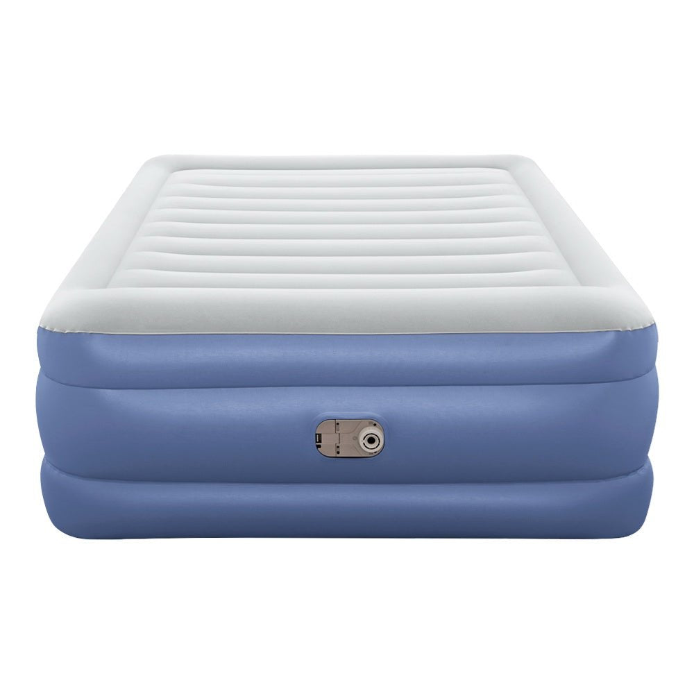 Bestway Air Mattress Queen Inflatable Bed 61cm Airbed Blue - RoamAU