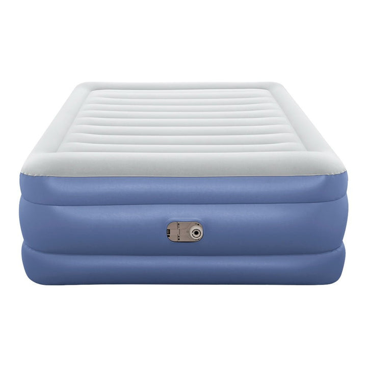 Bestway Air Mattress Queen Inflatable Bed 61cm Airbed Blue - RoamAU