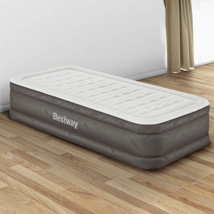 Bestway Air Mattress Single Inflatable Bed 46cm Airbed Grey - RoamAU
