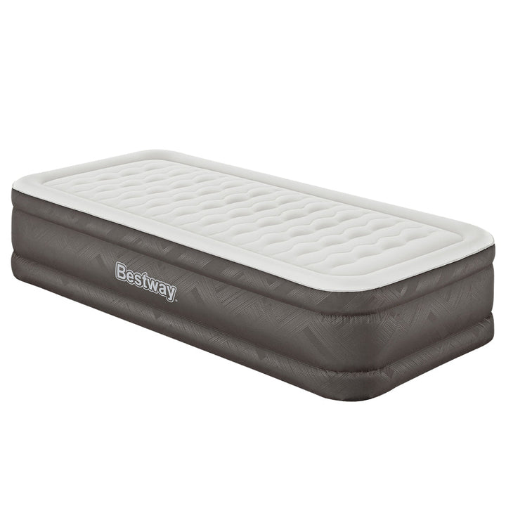 Bestway Air Mattress Single Inflatable Bed 46cm Airbed Grey - Inflatable Mattress
