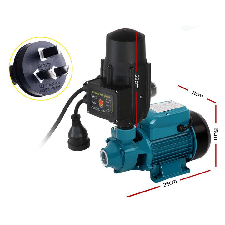 Giantz Auto Peripheral Pump Clean Water Garden Farm Rain Tank Irrigation QB60 - RoamAU