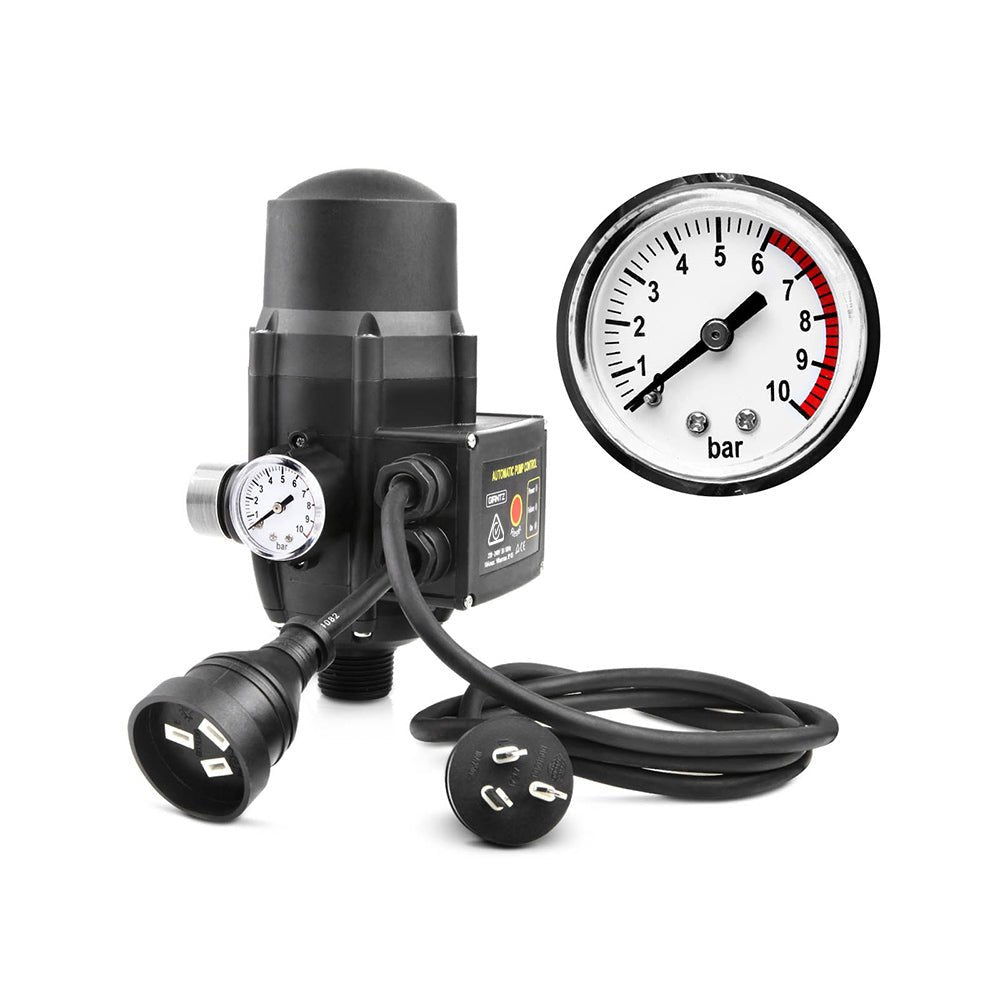 Giantz Garden Water Pump High Pressure 2000W 4 - Stage Tank Irrigation Black - RoamAU