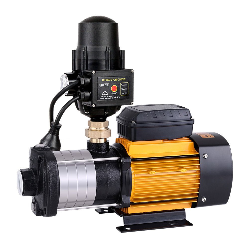 Giantz Garden Water Pump High Pressure 2000W 5 - Stage Tank Irrigation Black - RoamAU