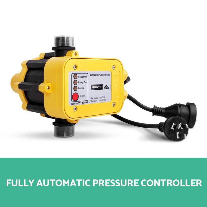 Giantz Garden Water Pump High Pressure 2500W 5 - Stage Tank Irrigation Yellow - RoamAU