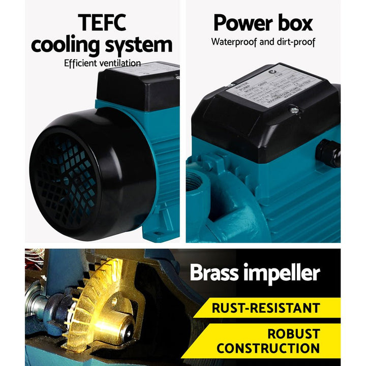 Giantz Peripheral Water Pump Garden Boiler Car Wash Auto Irrigation House QB80 - RoamAU