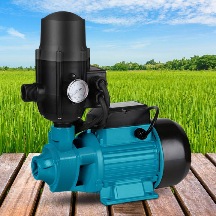Giantz Peripheral Water Pump Garden Boiler Car Wash Auto Irrigation QB80 Black - RoamAU