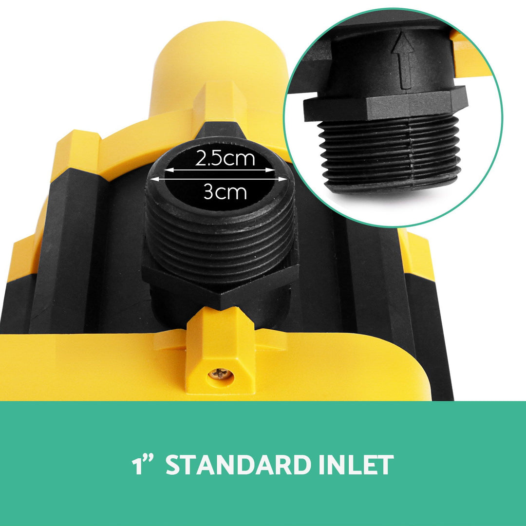 Giantz Water Pressure Pump Controller Auto Switch Control Electric Electronic Yellow - RoamAU
