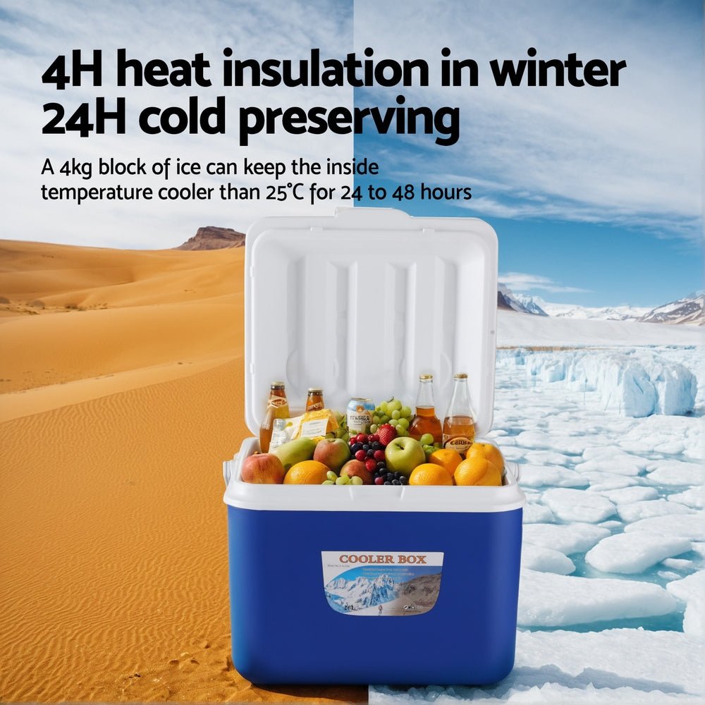 Glacio 26L Portable Ice Cooler Box Camping Fridge - RoamAU