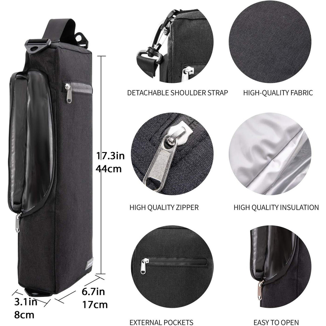 Golf Beer and Soda Insulated Cooler Bag with Shoulder Strap, Outdoor Can Beverage Storage Tote - RoamAU