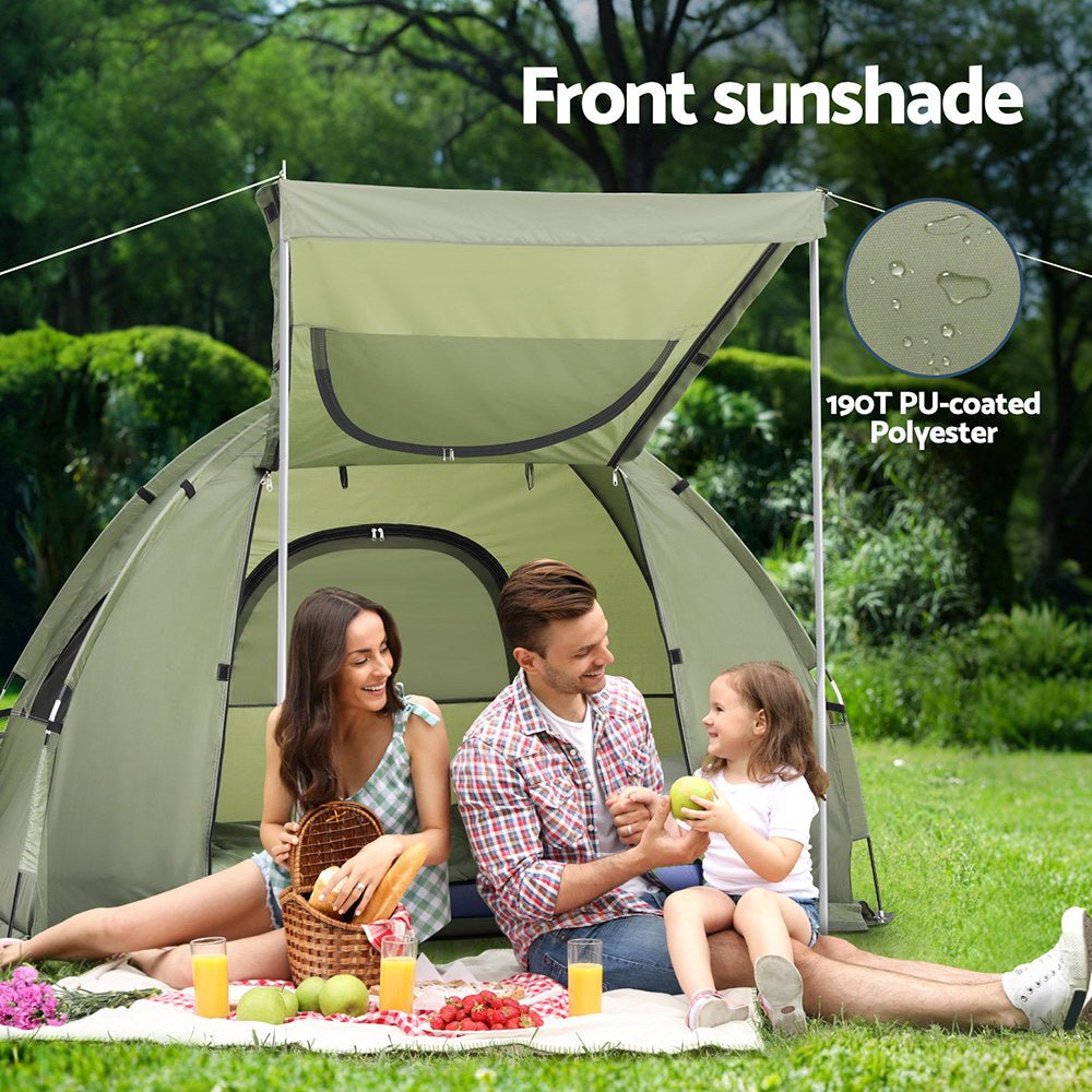 Weisshorn 5 - in - 1 Camping Tent Cot 1 - person Air Mattress Camping Bed - RoamAU